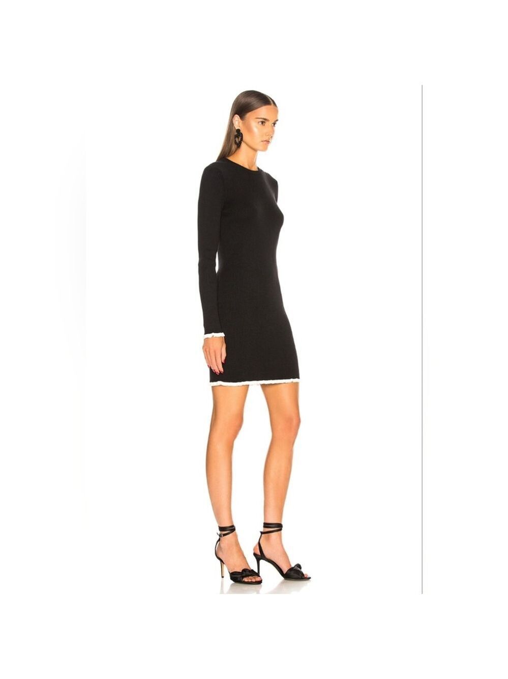 Equipment | Fifi Ruffle Trim Rib Dress - Picture 3 of 10